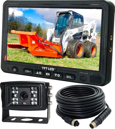 backup camera for a skid steer|bobcat backup camera installation.